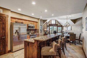 Condo, 2 Bedrooms | Private kitchen | Full-sized fridge, microwave, oven, stovetop