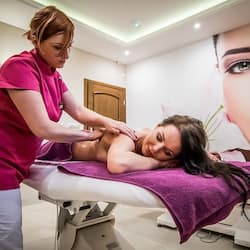 Sale per trattamenti di coppia, trattamenti per il corpo, scrub corpo