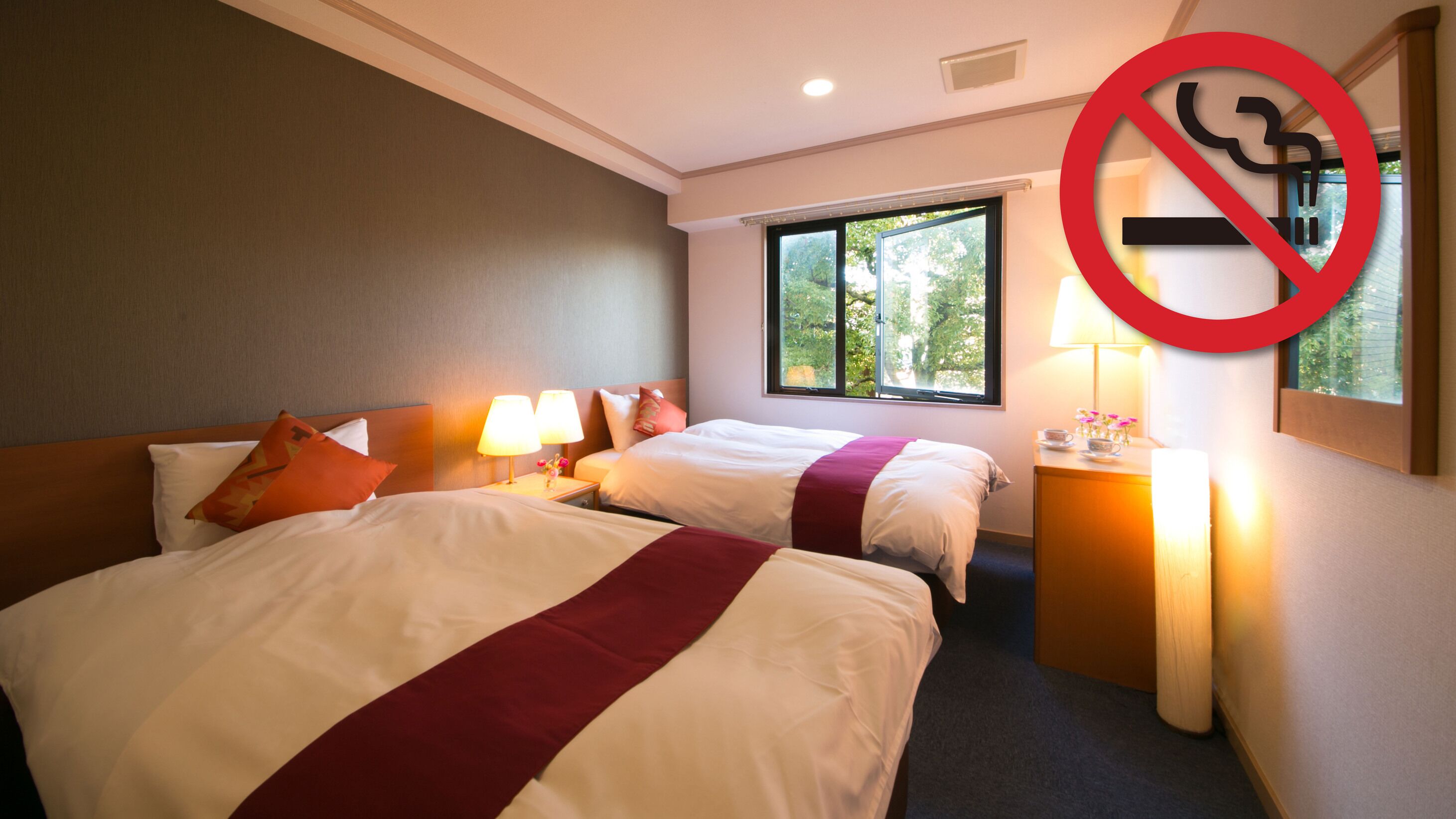 Down comforters, desk, free WiFi