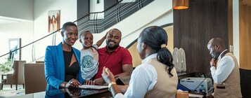 Check-in/check-out kiosk