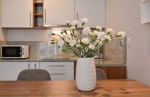 公寓, 1 間臥室 (Uzdrowiskowa 7, free parking ) | 私人廚房 | 雪櫃、爐具、咖啡機/沖茶器、電熱水壺