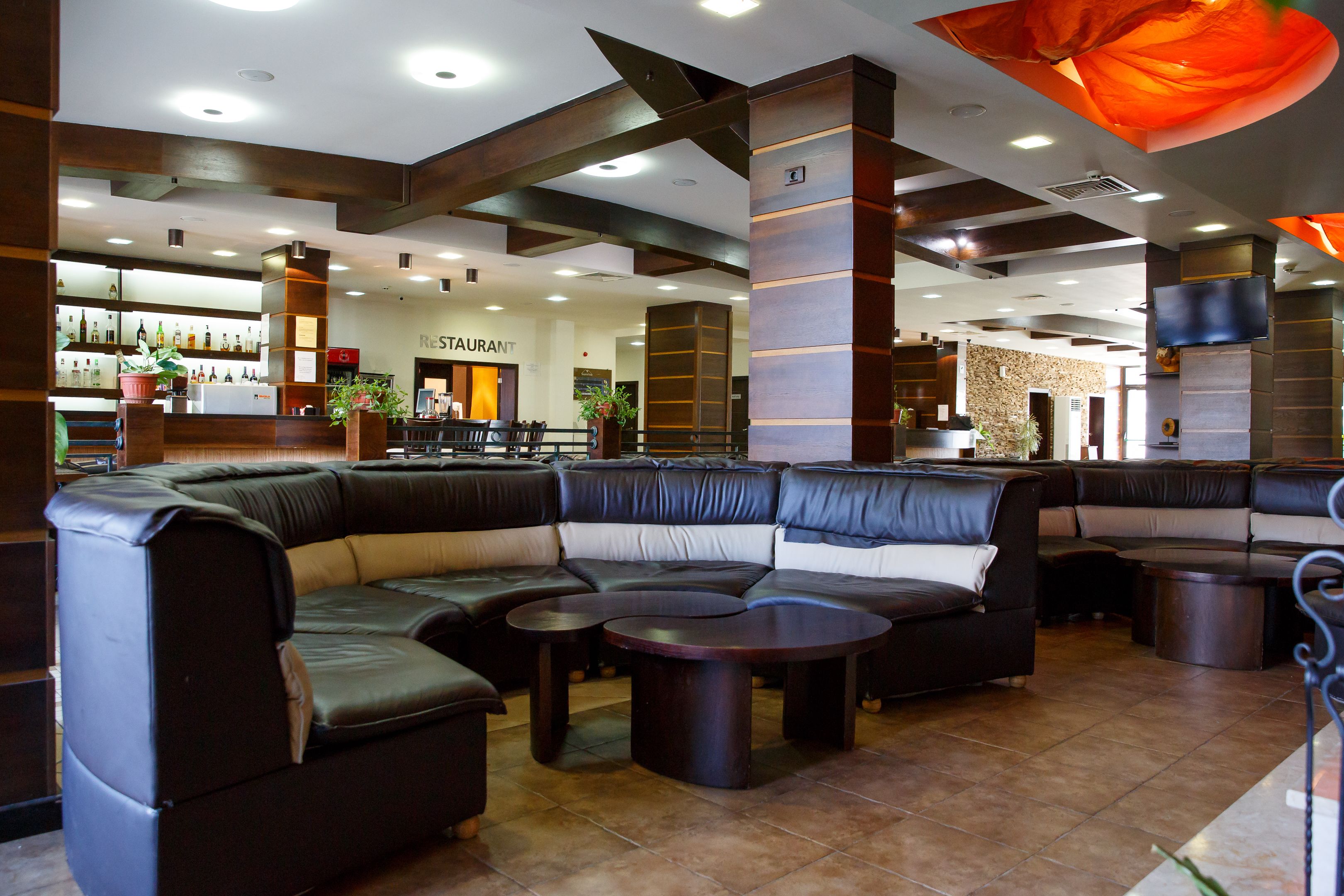 Sala de estar en el lobby