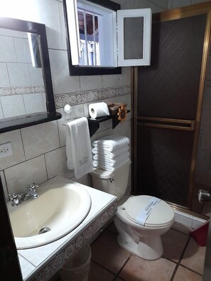Shower, hair dryer, towels - Cabañas Hessen - Colonia Tovar (Tovar)