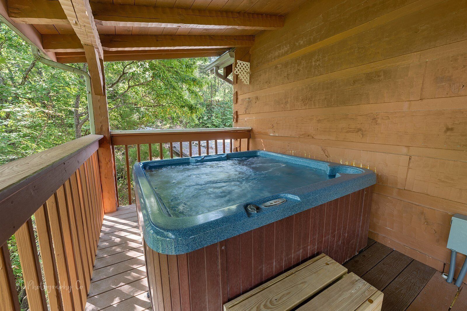 Cabana, 6 quartos | Hidromassagem externa