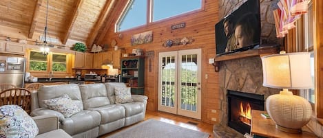 Cabaña, 6 habitaciones | Zona de estar | Una mesa de tenis de mesa