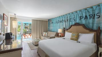 Chambre Premium, 1 trÚs grand lit, patio (Lola) | Literie de qualité supérieure, coffres-forts dans les chambres