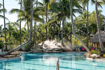 Outdoor pool, sun loungers at Havana Cabana at Key West 