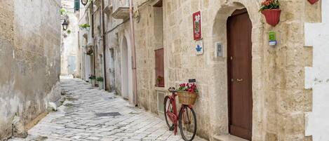 Blick von der Unterkunft