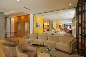Sitteområde i lobbyen