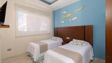 Junior Suite, 2 Bedrooms, City View | 2 bedrooms, minibar, in-room safe, desk