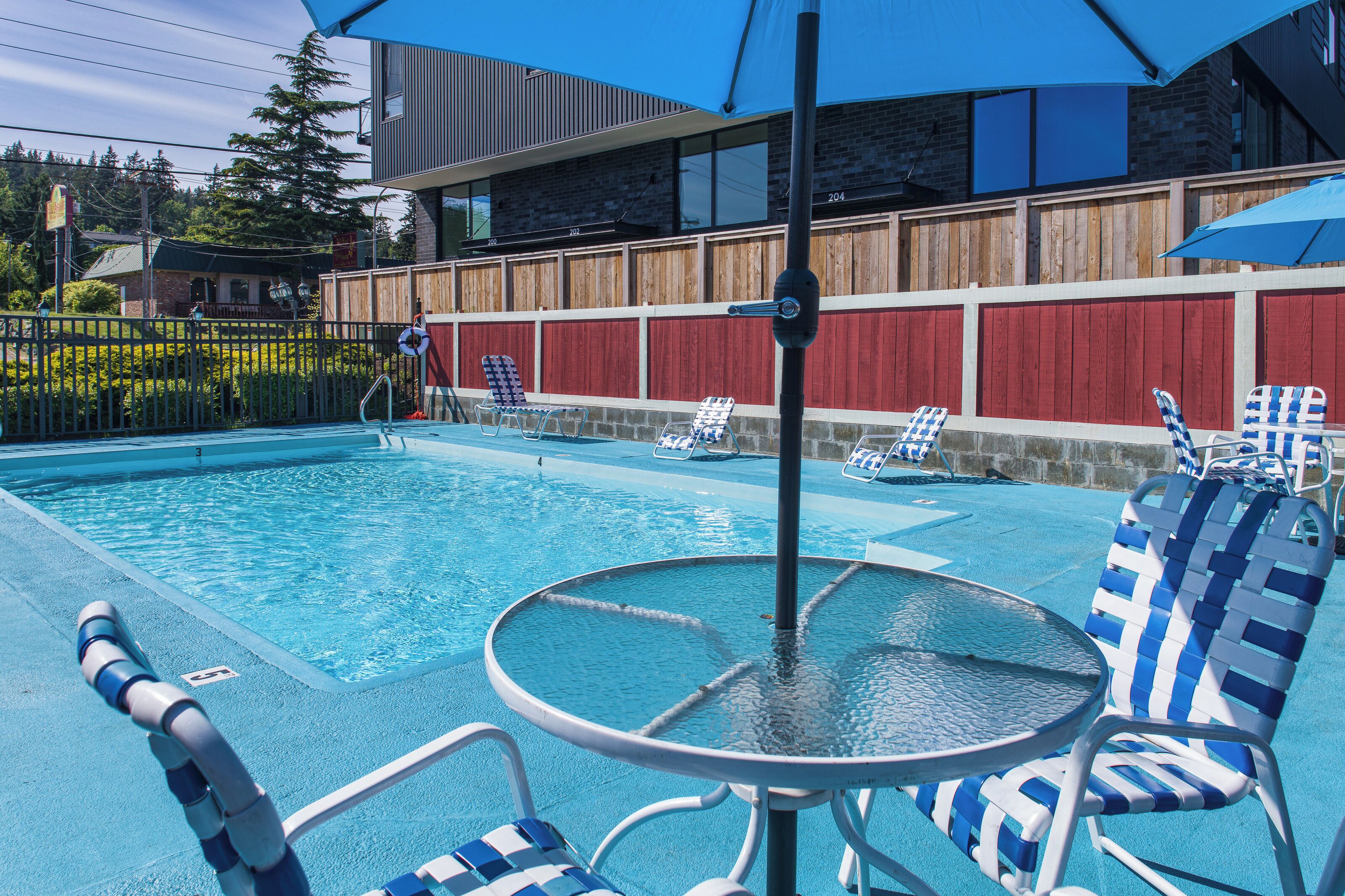 Alberca al aire libre 