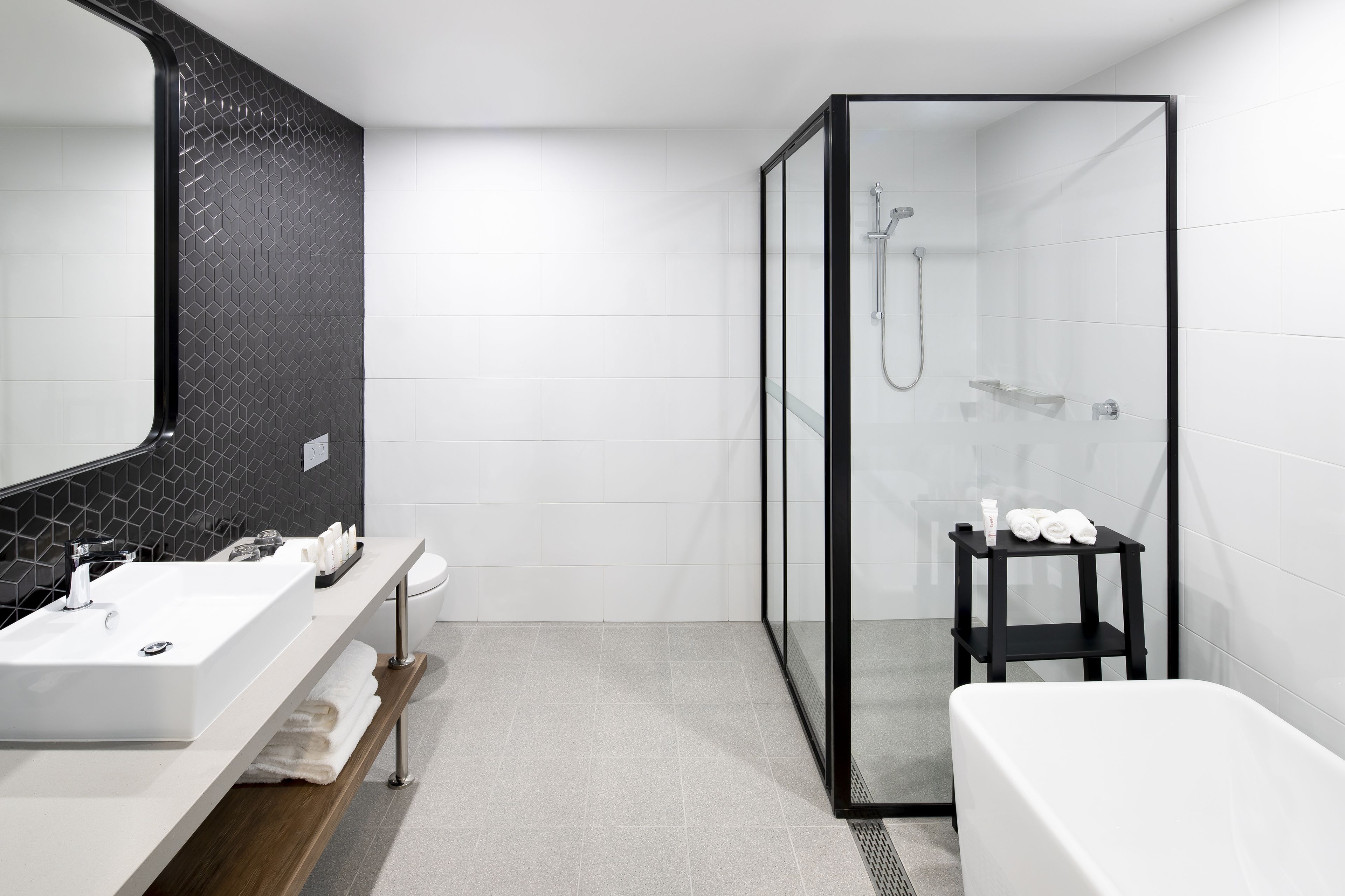 Suite, 1 Bedroom | Bathroom | Free toiletries, hair dryer, towels, soap