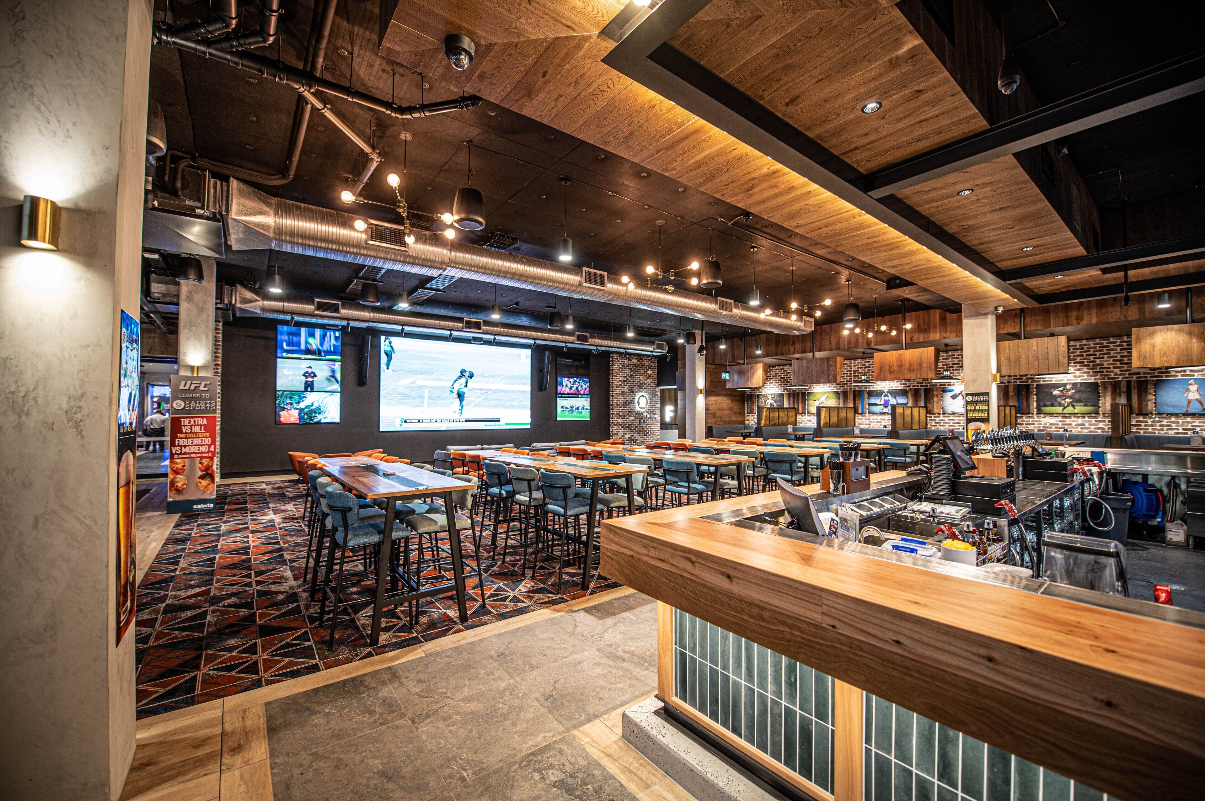 6 bars/lounges, sports bar