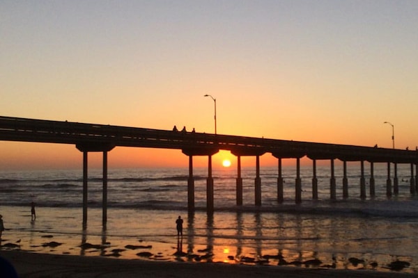 Blick von der Unterkunft