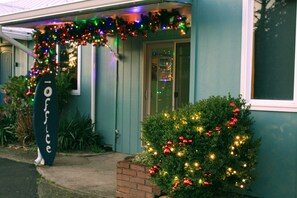 Majoituspaikan julkisivu