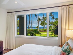 Vila premium, várias camas, vista para a praia (Villa 104) | Vista do quarto