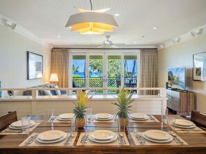 Luxury-Villa, 3 Schlafzimmer, Küche, Meerblick (Villa 306) | Esszimmer