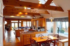 Large, open kitchen is perfect for entertaining. 