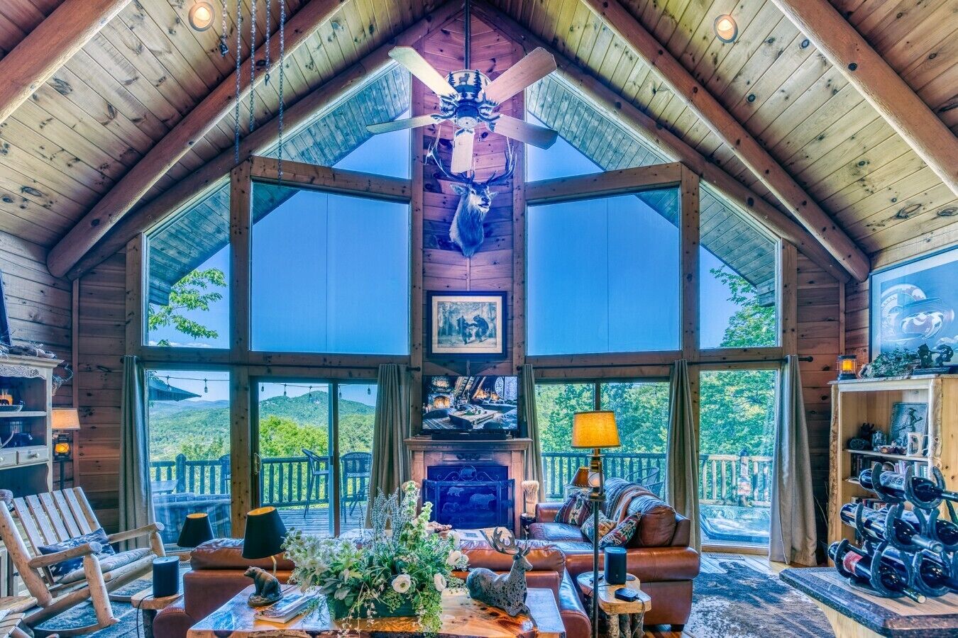 TV, fireplace, Hulu, streaming services