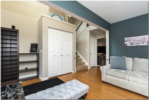 Smart TV, video game console, DVD player, streaming services