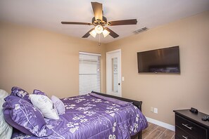 3 bedrooms, iron/ironing board, travel cot, WiFi