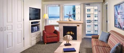 Flachbildfernseher, Kamin, DVD-Player, Pay-TV