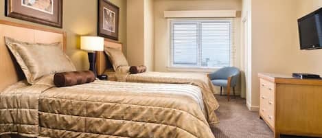 1 bedroom, in-room safe, iron/ironing board, free cribs/infant beds