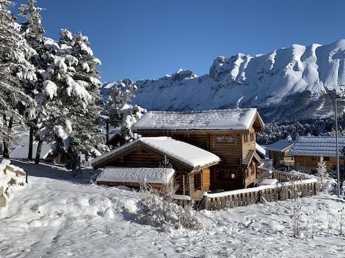 authentic Scandinavian log cabin