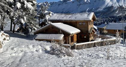 authentic Scandinavian log cabin