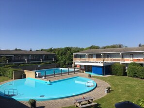 屋外プール、温水プール