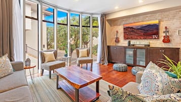 TV, video games, DVD player, books