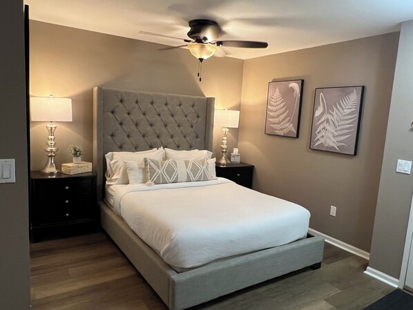 1 makuuhuone, silitysrauta/-lauta, ilmainen Wi-Fi, vuodevaatteet