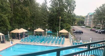 Lake Life At The Cove of Lake Geneva, Walk to Downtown,Pool View Upgraded Suite