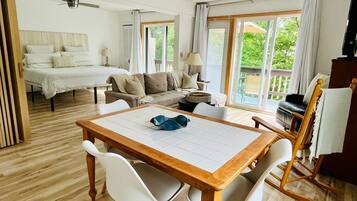 1 bedroom, iron/ironing board, travel crib, WiFi