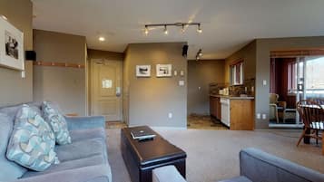 TV, fireplace, DVD player