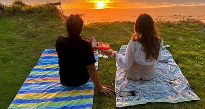 Apartamento frente a la playa tranquilo de 1 dormitorio