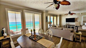 Dining - Gorgeous 2 Bedr Unit; Great Balc views; Beach Srvc Incl; Renting for 2026! (Panama City Beach)