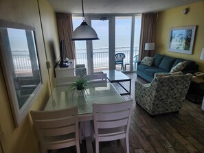 TV, DVD player, table tennis, books - Daytona 500 - Oceanfront - Royal Floridian - 2 Bedroom 
Feb 14 - Feb 21 / 2026 (Ormond Beach)