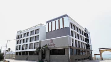 Majoituspaikan julkisivu