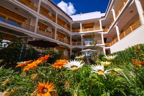 Vista frontal de la propiedad