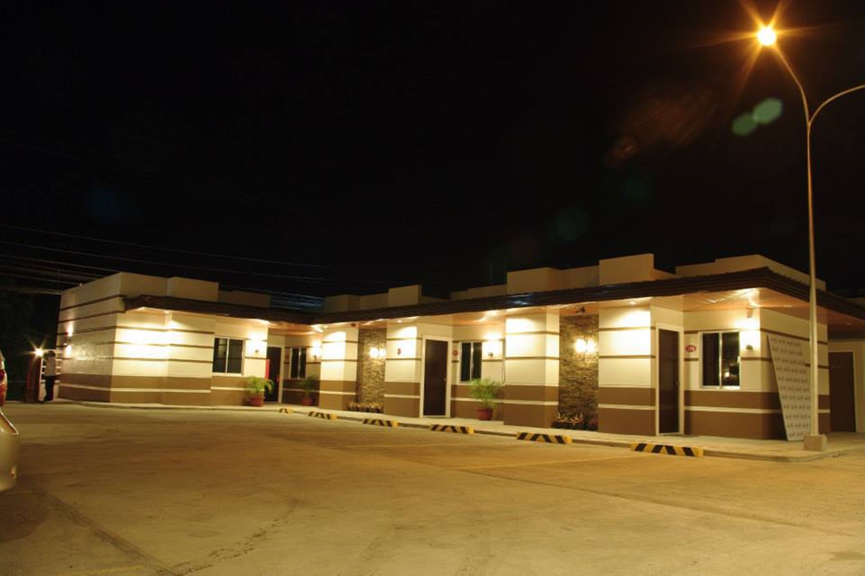 front of property – evening/night