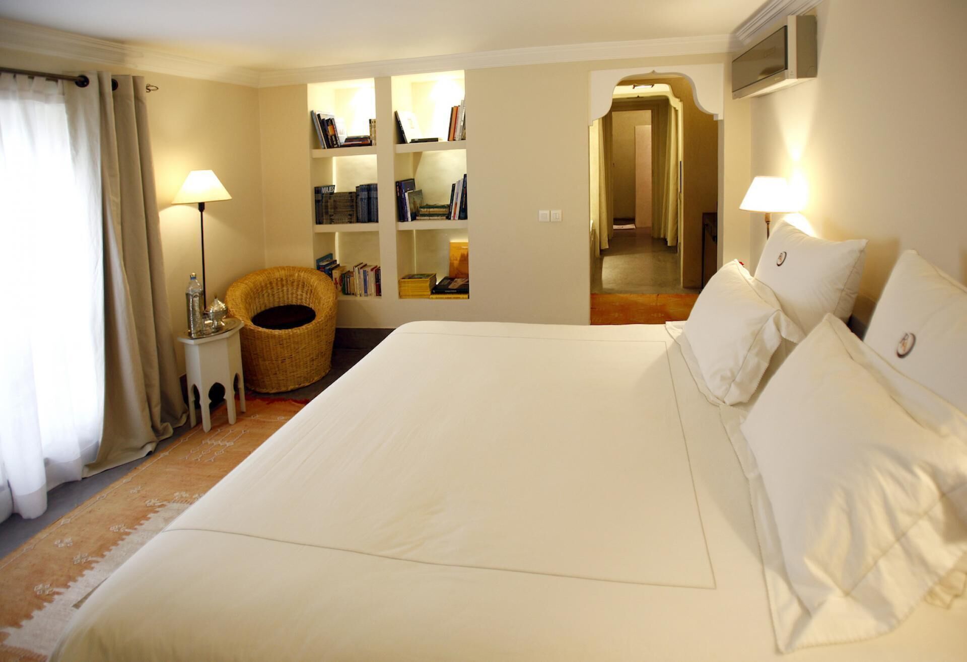 Premium bedding, in-room safe, individually decorated
