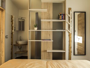 Deluxe-mobile home - 2 soveværelser - 2 badeværelser - søudsigt | Pengeskab på værelset, lydisolering, baby-/barnesenge (tillægsgebyr)