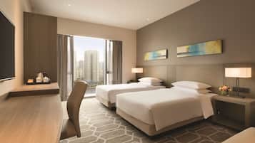 Room, 2 Single beds with sofa bed, River View | Premium bedding, minibar, in-room safe, individually decorated