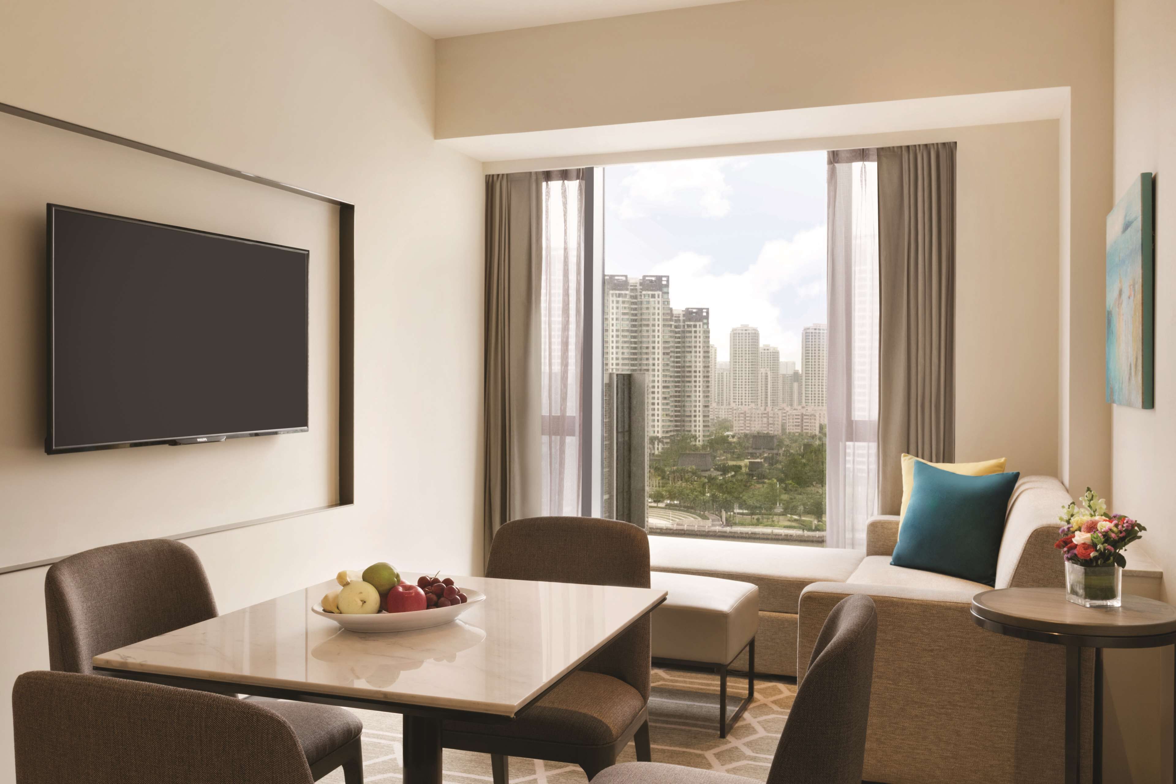 Suite, 1 King Bed with Sofa bed, River View | Premium bedding, minibar, in-room safe, individually decorated