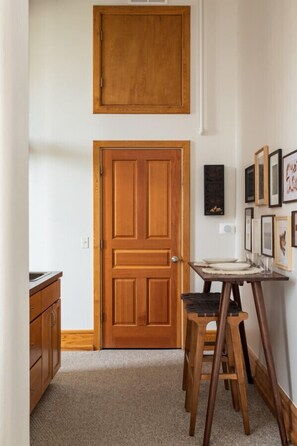Dining - Historic Hearth · Newly Redesigned Condo in Historic Building (Traverse City)