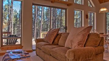 Smart TV, chimenea, videojuegos y libros