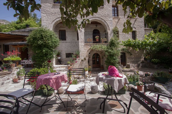 Majoituspaikan julkisivu