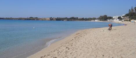 Aan het strand