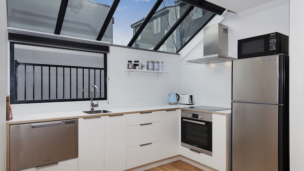 Byhus - 3 soveværelser | Privat køkken